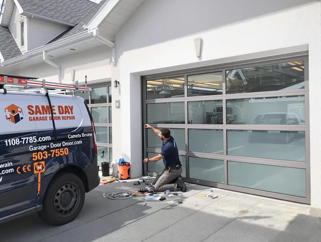 Same-day garage door repair service by Granby Garage Door Repair in Granby
